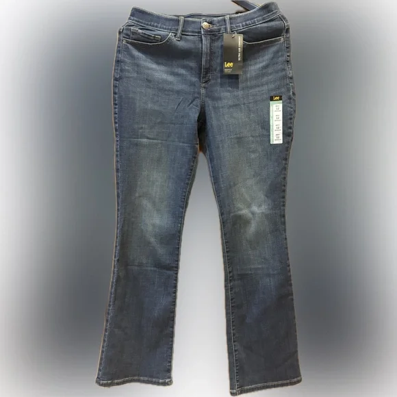 Lee Ultra Lux Comfort Bootcut Mid-Rise Jeans, size 12 Medium, NWT - Picture 1 of 11